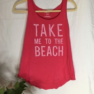 Coral Beach Tank Top
